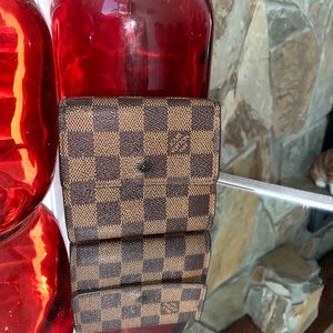 Porte Monnaie Billets Cartes Credit Damier